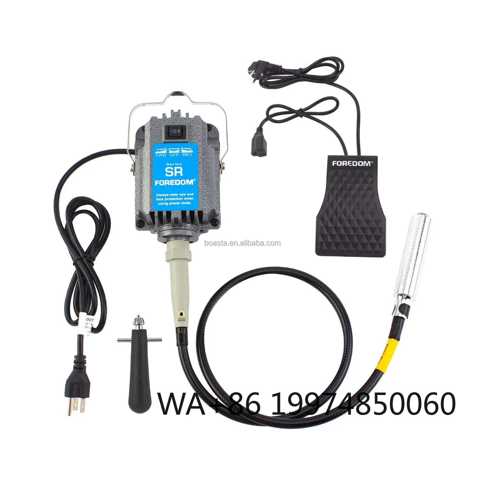 Boasta 18000 об/мин FOREDOM шлифовка металла SR шлифовальная машина с гибким валом 110 В/220 В ювелирный вращающийся инструмент педаль 4 мм полировка ножной педали