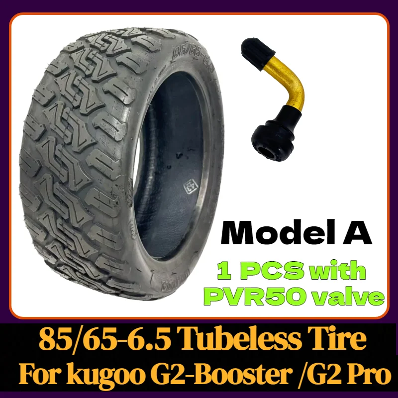 Kugoo G-Booster G2 pro Electric Scooter Tyre 85/65-6.5 Tubeless Wear-Resistant Vacuum Front & Rear Wheel for Scooter