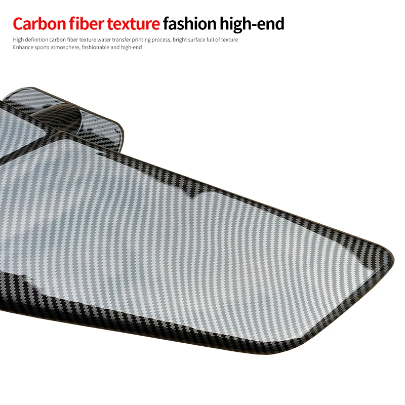 Car Accessories For Lincoln MKZ 2017-2020 3D Carbon Fiber Rear Hatchback Auto Trunk Wing Tuning Car Spoiler for Sedan Rear