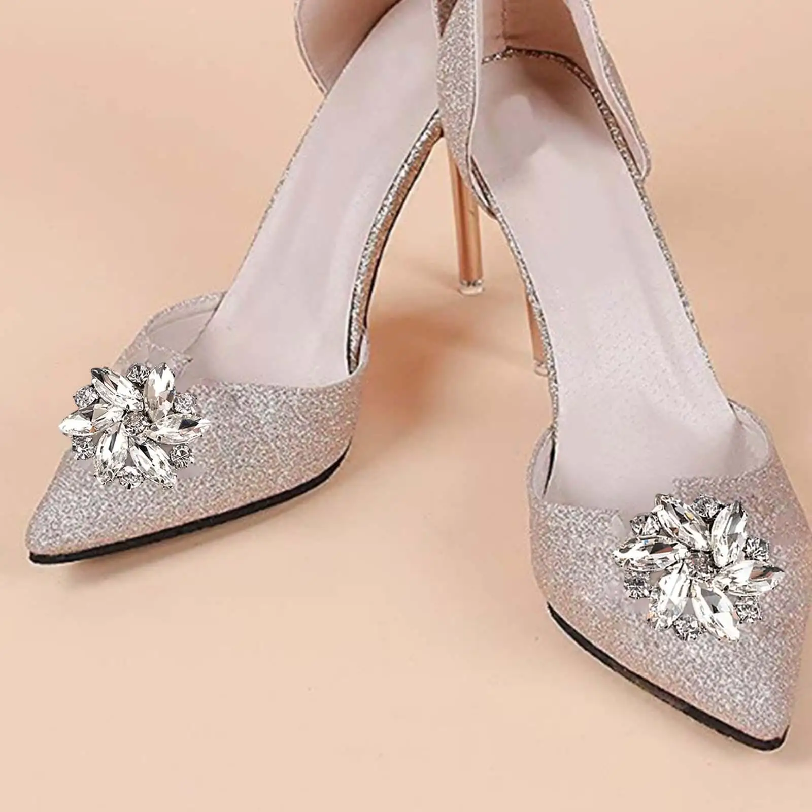 Crystal Rhinestone Shoe Clips Ornaments for Women’s Shoes Party Banquet Dress Wedding Backpack Jewelry