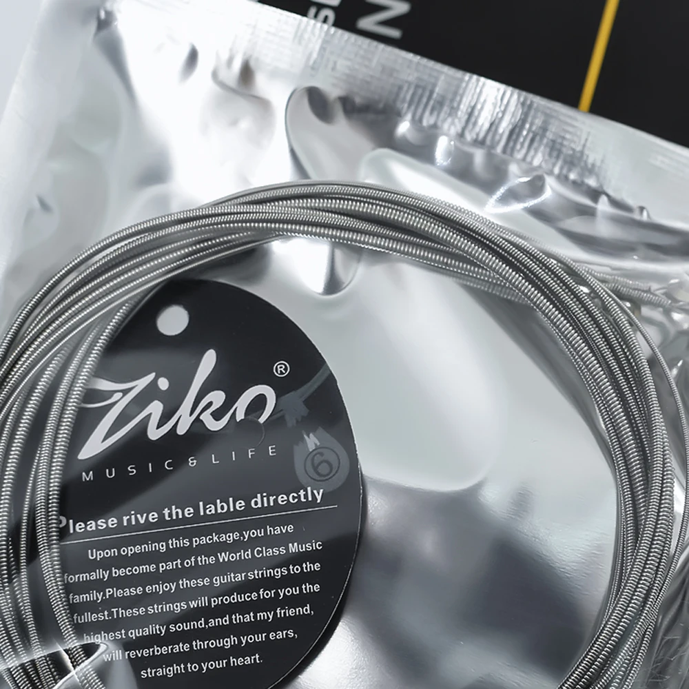ZIKO Electric Bass Strings DN 045 Steel Core Nickel-plated Winding Suitable for 4 / 5 / 6-string Bass Guitar Accessories