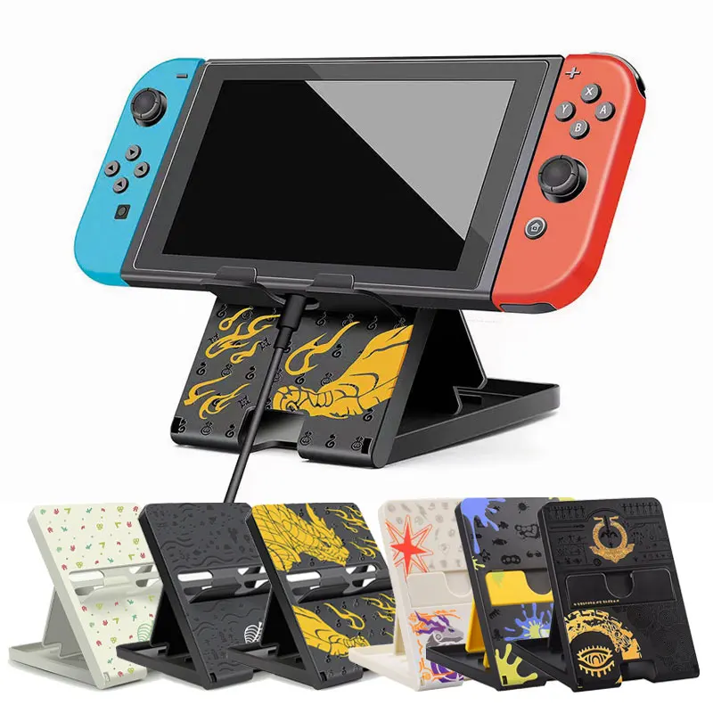 Adjustable Desktop Stand Holder For Nintendo Switch Oled NS Lite Game Console Chassis Playstand Cradle Base Support Bracket