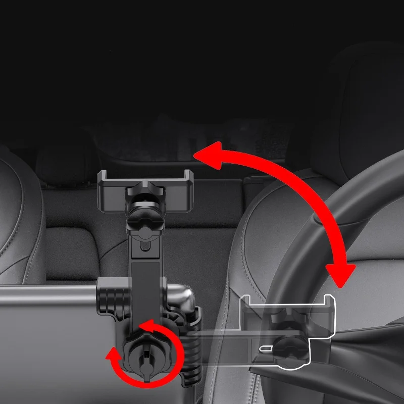 360-Grad-drehbarer Autoständer an der Seite des Automonitors, geeignet für die meisten Touchscreens