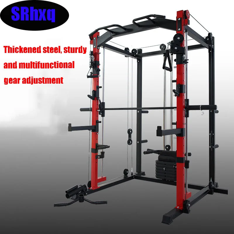 

Smith machine squat stand multifunctional squat press barbell stand for household and commercial fitness equipment