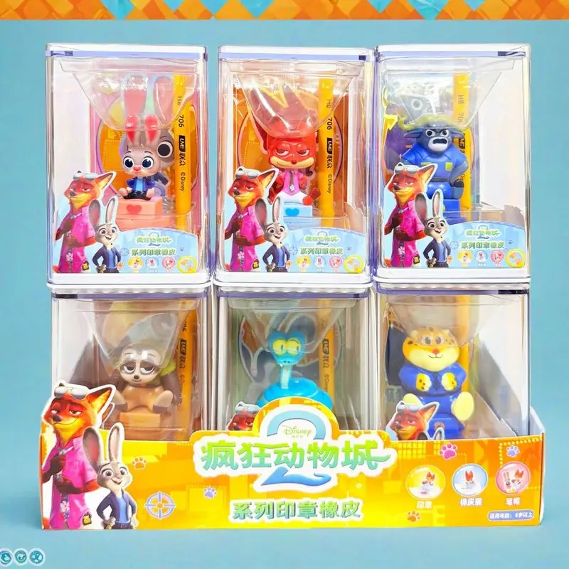 Nowe zabawki Disney Zootopia 2, gumowe figurki ręcznie robione, seria Nick i Judy, prezenty świąteczne dla przyjaciół.