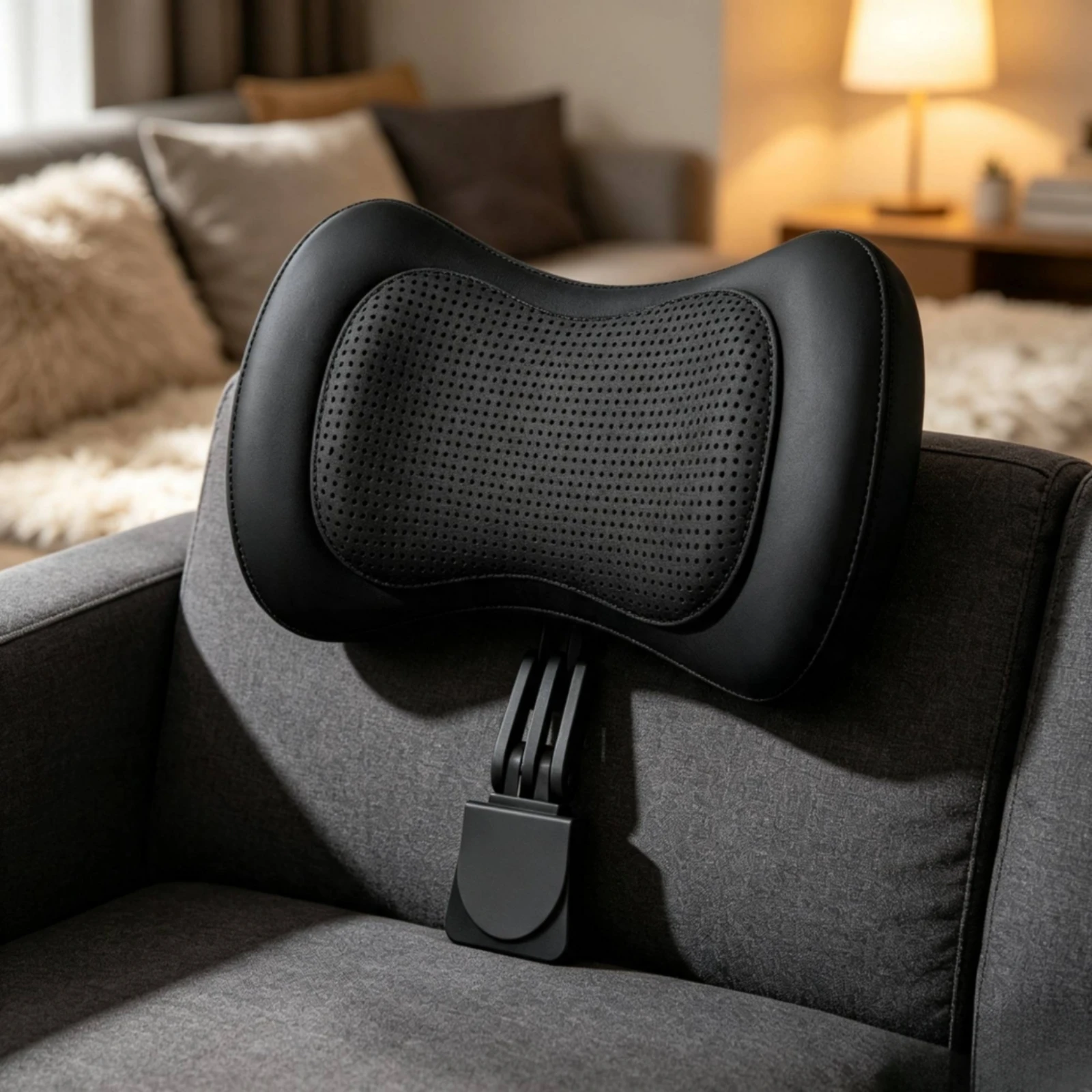Office Chair Headrest Ergonomic Chair Headrest Pillow Bone-Shaped Neck Cushion Breathable Supportive for Gamers