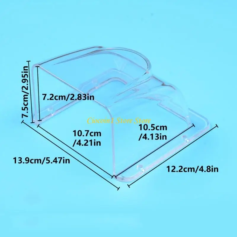 A3PC Clear Weatherproof Cover for Outdoor Wireless Doorbell & Intercom Button view 6