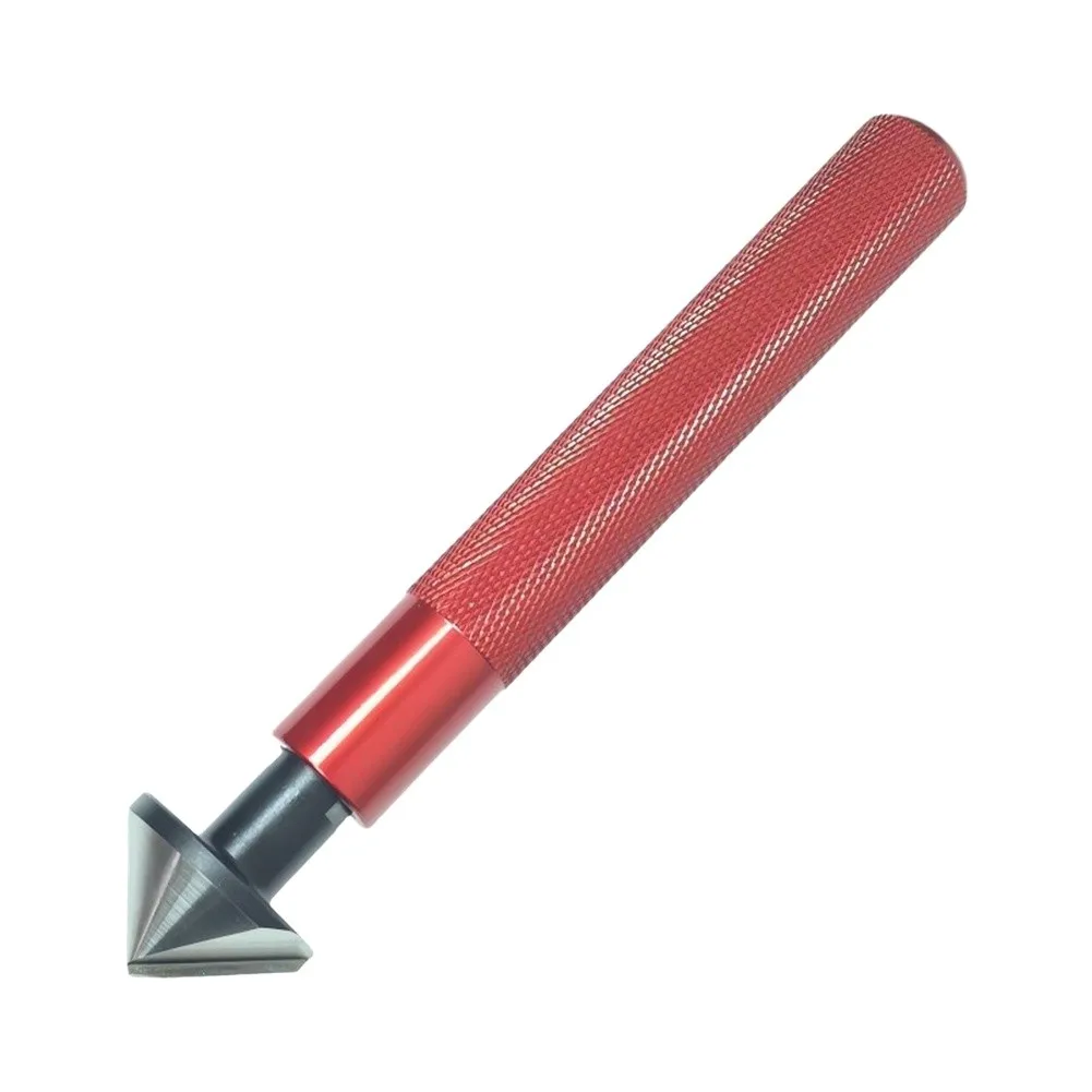 Deburring Tool Kit with Ergonomic Non Slip Handle for Reduced Fatigue During Extended Use on Metal Wood PVC Pipes