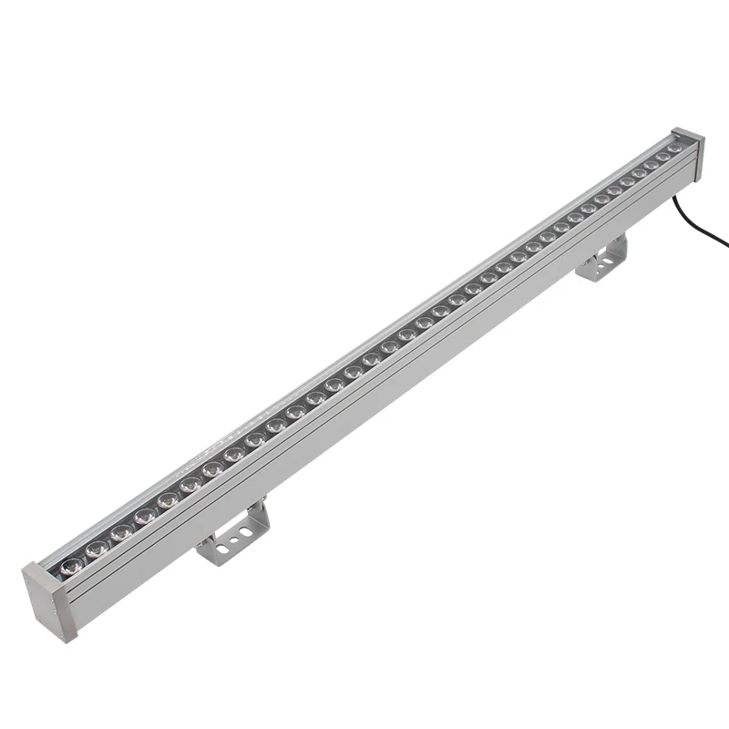 Outdoor IP65 Waterproof Architectural Lighting 54W RGB 3in1 Dmx512 Rgb 36w Led Wall Washer Light for Building