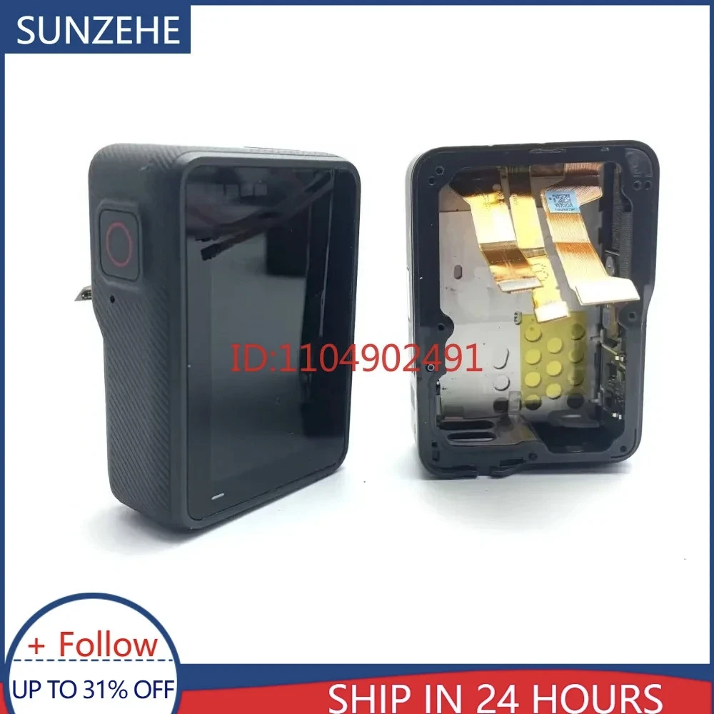 

New Camera Frame Rear Back Cover Case LCD Display Screen+ Battery Compartment + Shutter Cable + GPG for GoPro Hero 6 Assembly