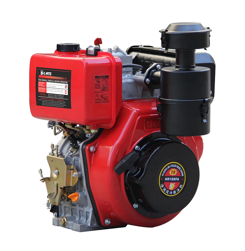 Single Cylinder Air Cooled 12hp Hot Sale Mini Diesel Engine