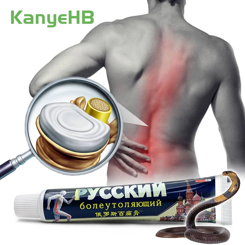 

1pcs Russian Pain Treatment Cream Arthritis Heat Massage Cream Improve Blood Circulation Neck Back Pain Relief Ointment S109