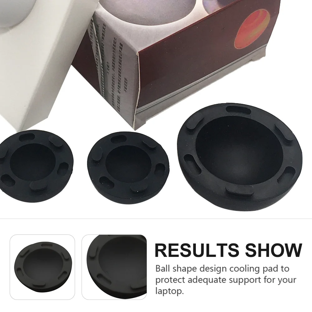 

4 шт. коврик для ноутбука, силиконовая противоскользящая подставка для рассеивания тепла, подъемник для ноутбуков, аксессуары для ноутбуков
