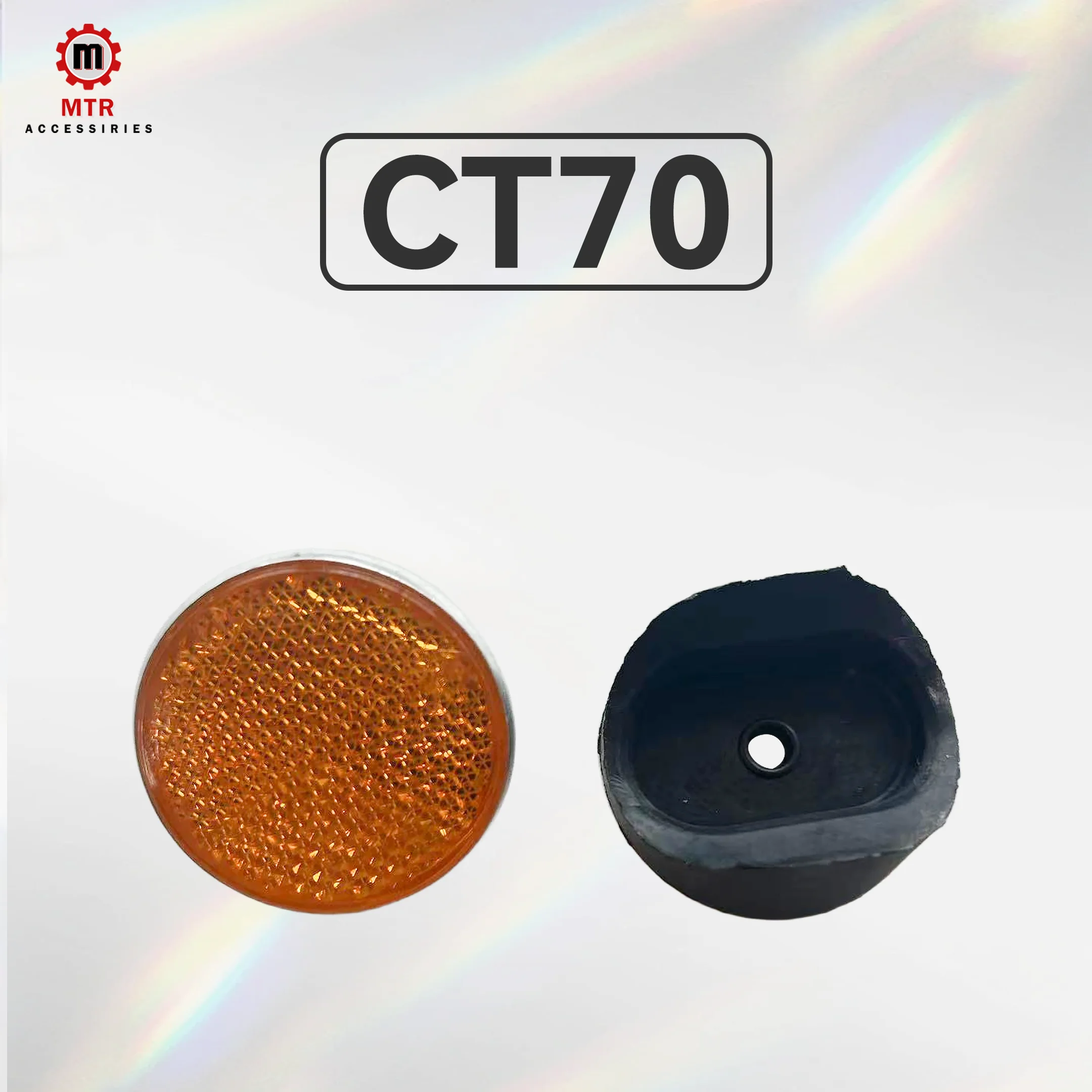 

Отражатель DAX CT70, отражающий индикатор, отражатель передней вилки DAX CT70, детали для CT70 1969-1970 гг.