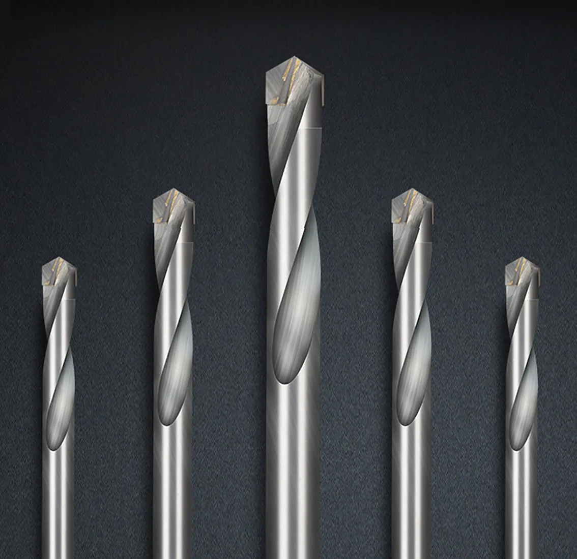 Forets hélicoïdaux en acier au tungstène, foret en carbure CNC, foret à métaux, outils de fraise en acier inoxydable, 3-16mm