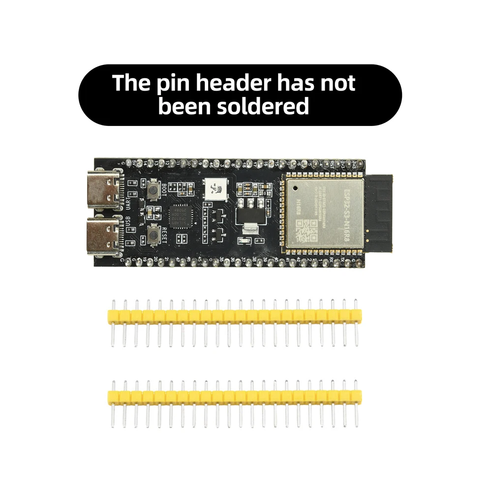2.4G WiFi Bluetooth development board For ESP32-S3-DvKitC-1 module for Arduino 8MB PSRAM 16MB FLASH N16R8 44Pin DC 3.3V 5V