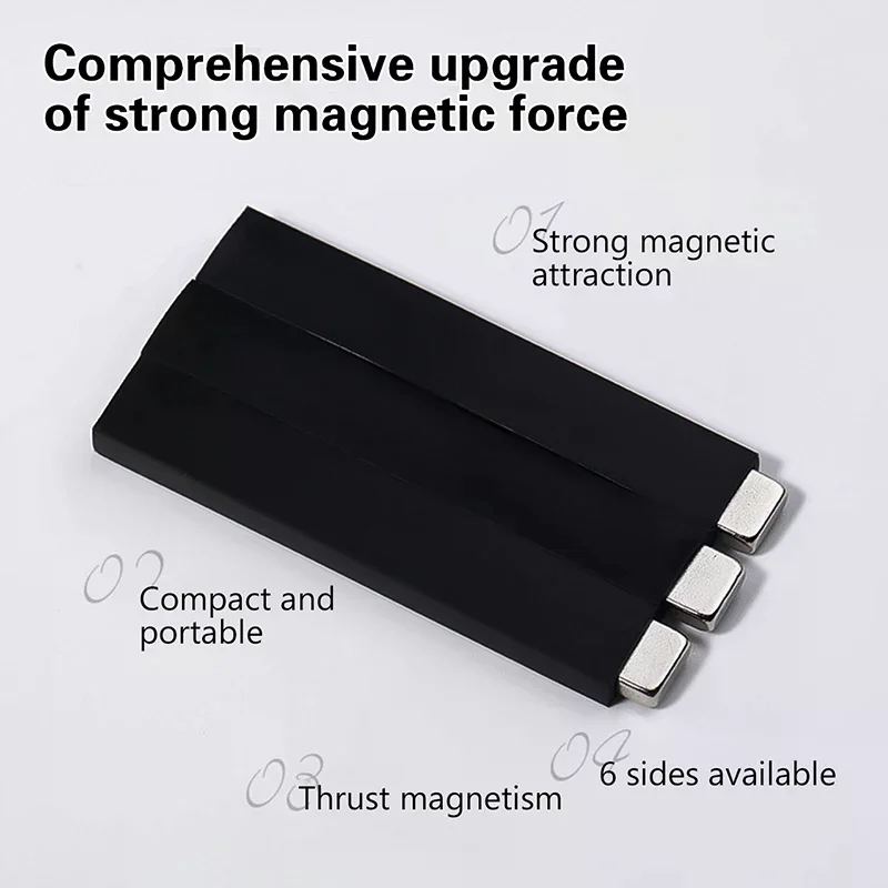 DIY Nail Art Tools Cat Eye magnetische stok gellak magnetisch effect manicure siliconen Cat Eye magneetbord zwart multifunctioneel