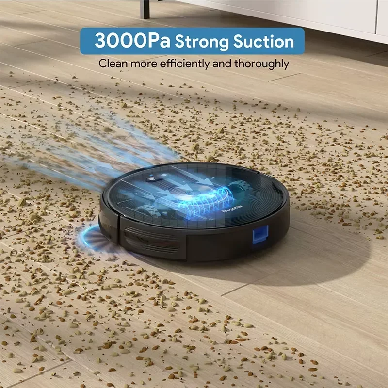 STLF GJ Bagotte Smart Robot Vacuum, Water Filter Efficient Floor Cleaner Home & Garage Use
