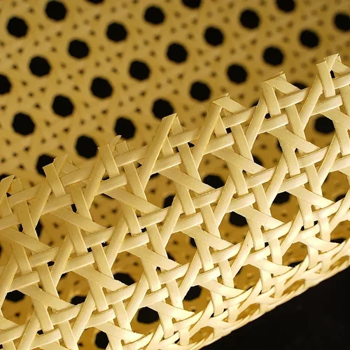 Imagen 2 del producto Rollo de correas de caña de mimbre de plástico, 40-55cm de ancho, 0,6-2 metros de longitud, hoja de mimbre, silla de exterior, mesa, Material de reparación de muebles