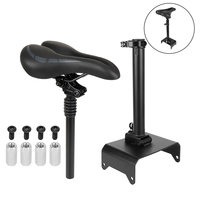 Electric Scooter Saddle Seat Adjustable Height for Ninebot F20 F25 F30 For F40 Built for Comfort and Durability