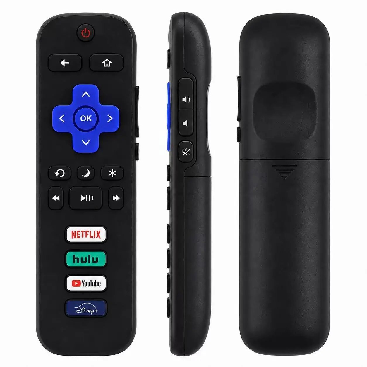 Controles Remotos de Repuesto para Roku Smart TV, para TCL/Hisense/Sharp/Philips/Onn/Roku TV (NO para Roku Stick, Box o Speaker)