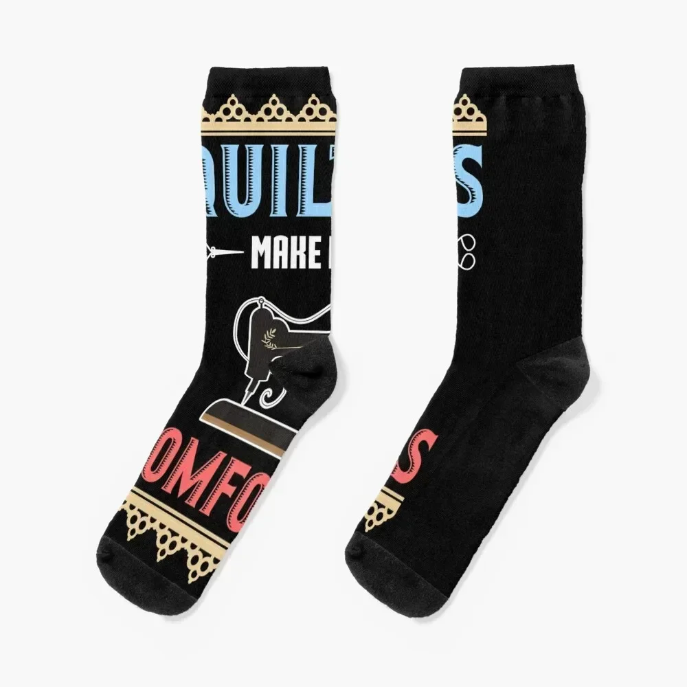 Quilter Make Better Comforters Quilter Socks kids custom sports Heating sock Men Socks Women's