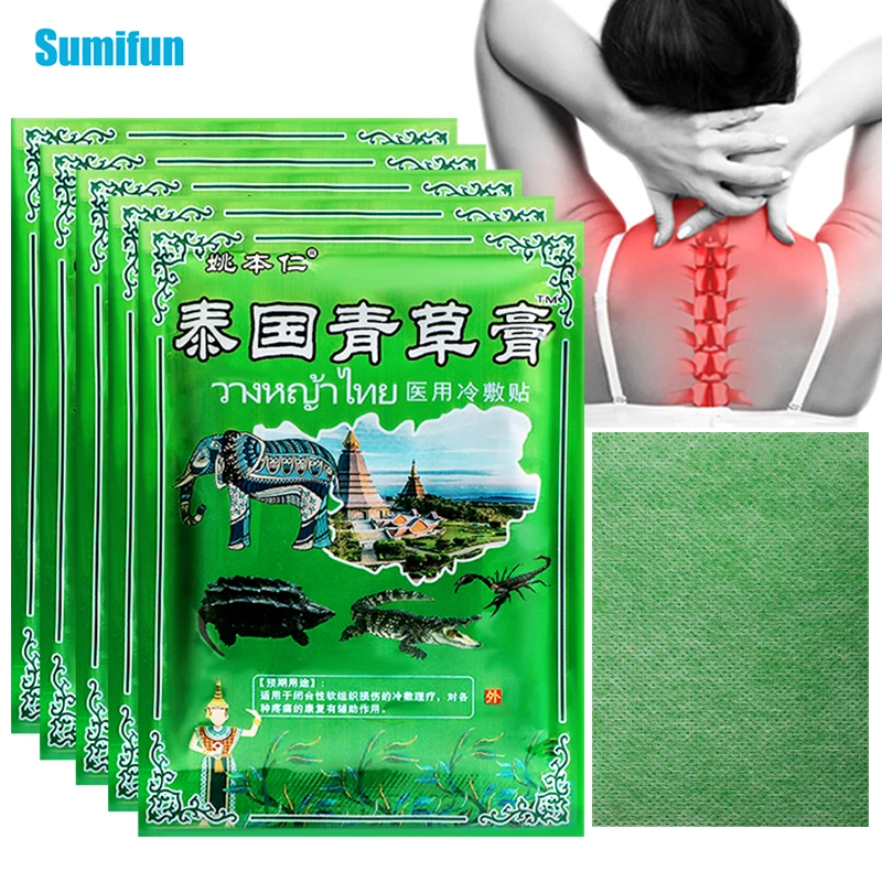 8/40/80pcs Thailand Medical Plaster Neck Patches Cervical Spondylosis Neck Pain Relief Body Stickers Muscle and Joint Pain Patch