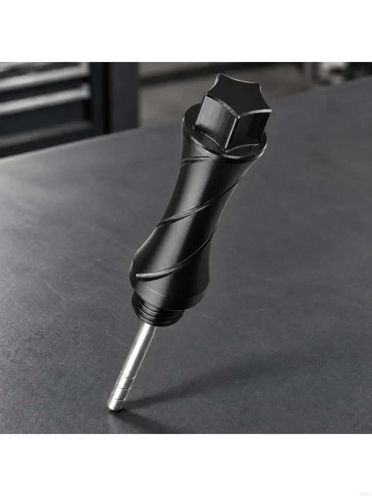 D5BE Oil Level Dipstick for Motorcycle Engines with Machined Aluminum