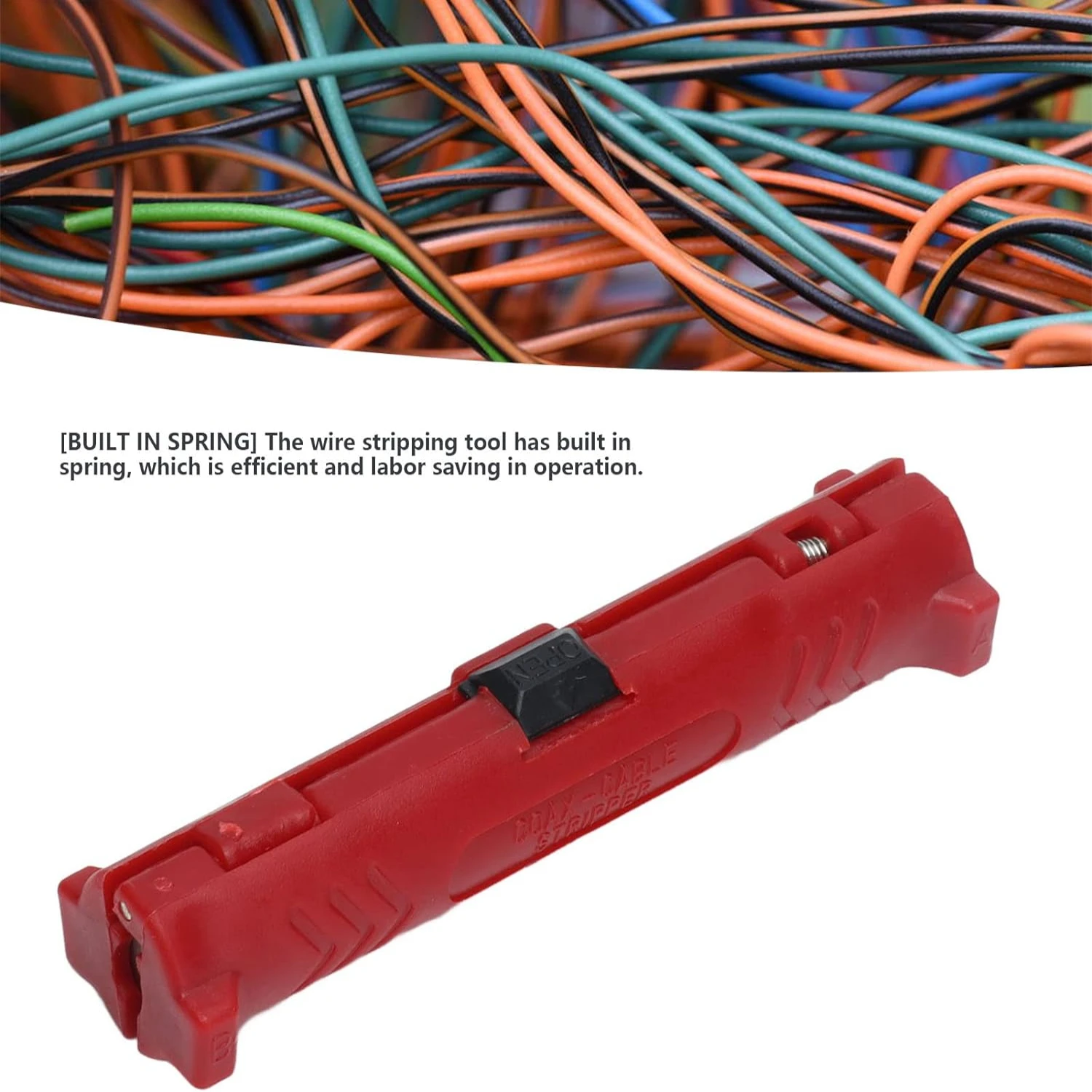 Reliable and high-quality professional grade coaxial cable stripper - Comfortable and efficient wire stripping tool for Ethernet