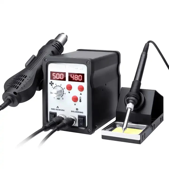 YAOGONG 898D two in one hot air SMD machine  soldering station  estacion de calor y soldadur 750 watts Electric soldering iron