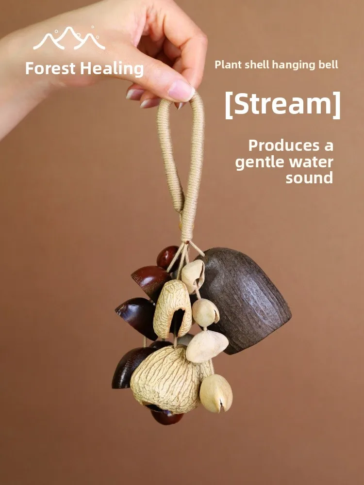 Minozhiu Handmade Fruit  Wind Chimes Bag Pendant Musical Instrument New Year Birthday Gift Unique Asian Style Decoration...