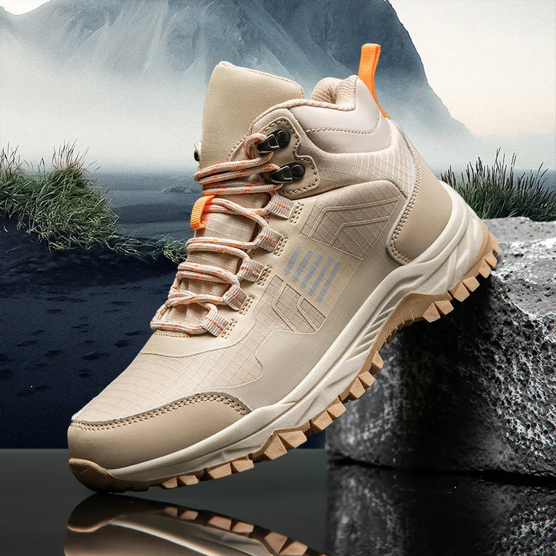 

Unisex High Quality Hiking Boots Men Waliking Shoes Outdoor Sports Ankle Boots For Women Non-slip High Top Men's Trekking Shoes