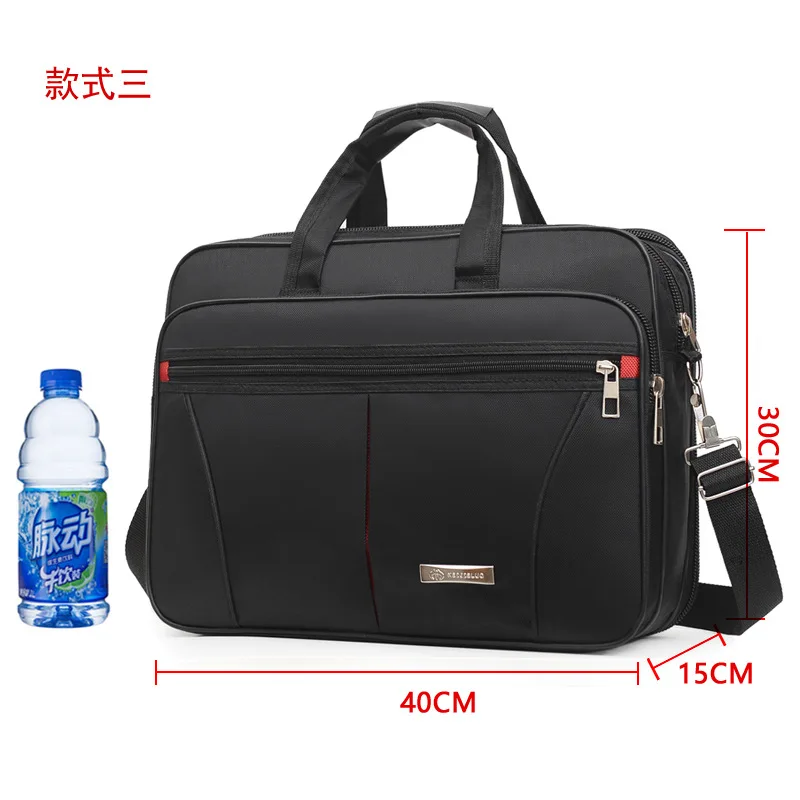 Men Business Briefcase Weekend Travel Document Storage Bag Laptop Protection Handbag Material Organize Pouch Accessories Items