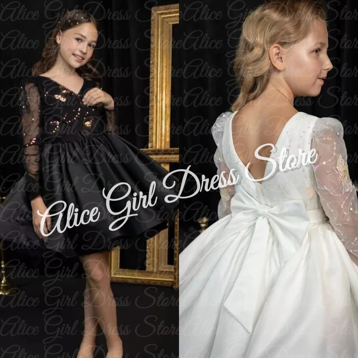 abito-da-damigella-personalizzato-con-paillettes-e-fiocco-vestito-da-principessa-gonfio-per-bambina-ideale-per-prima-comunione-feste-di-compleanno-e-cerimonie
