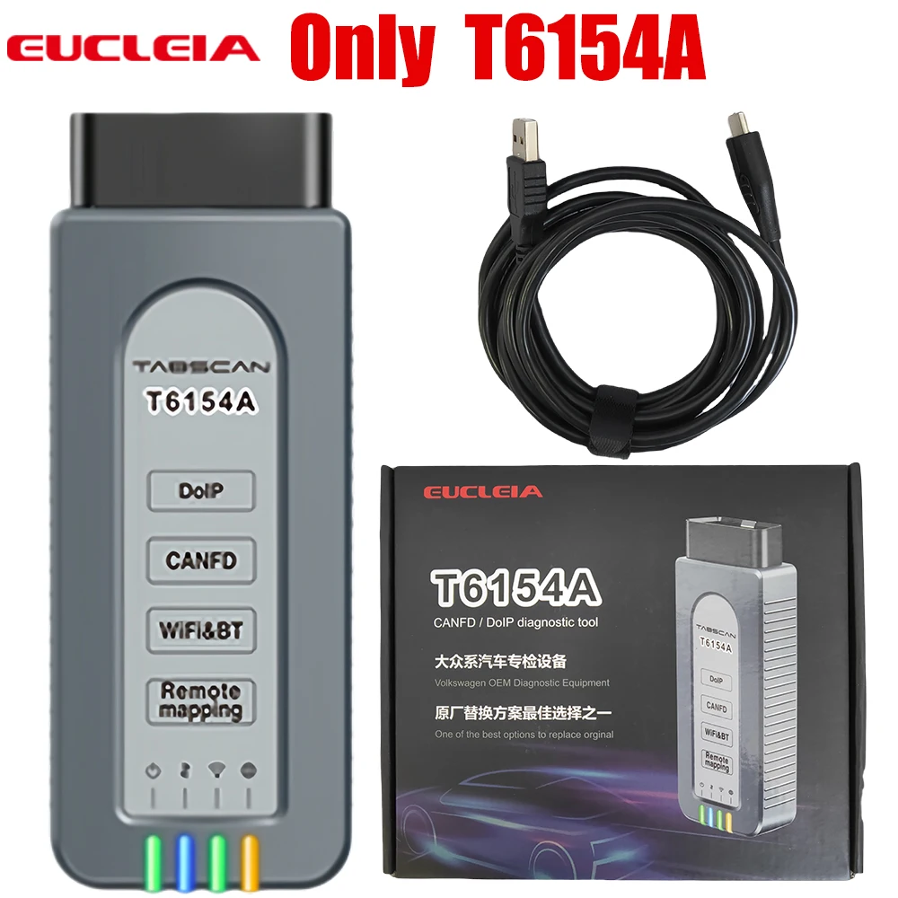 6154A ODIS V25.2.1 Diagnostische Interface Tool voor VW Audi Skoda Seat Ondersteunt CAN FD/DoIP met ODIS Engineer V19.1