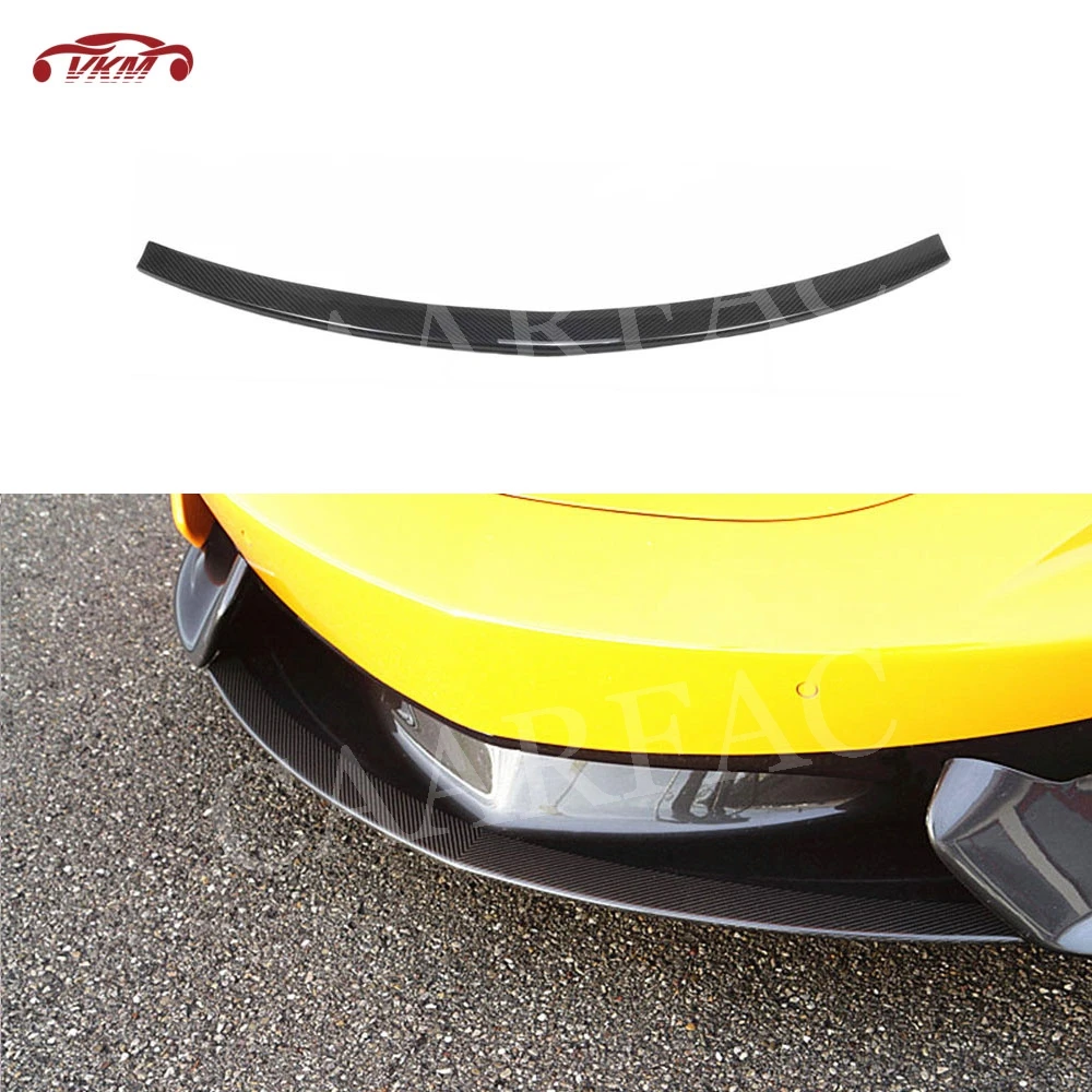 

Carbon Fiber / FRP Unpainted Bkack Material Front Bumper Lip Spoiler Car Accessorise for McLaren 540C 570S N Style