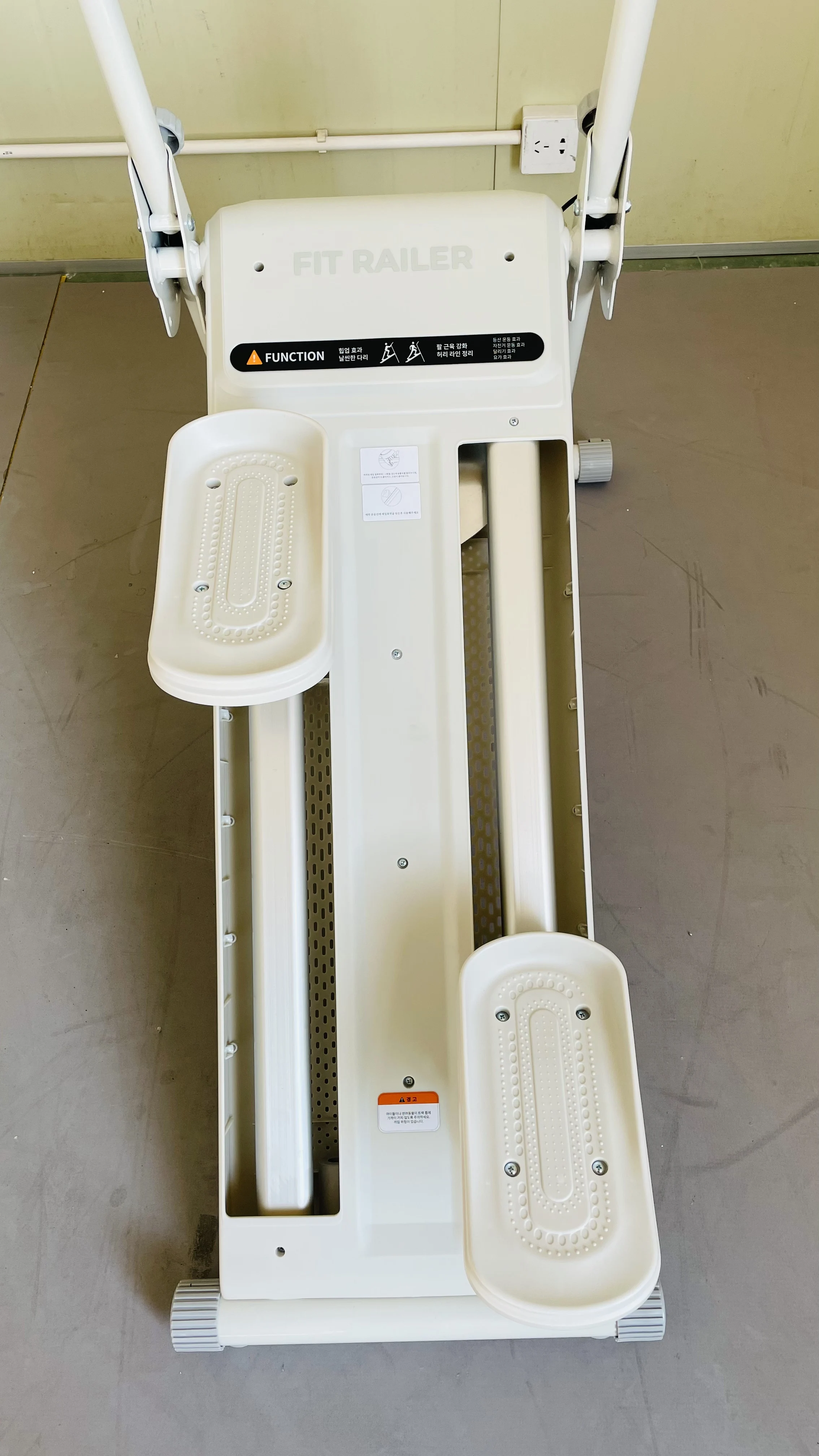 TODO Foldable Metal Climber Machine Stepless Adjustable Magnetic Control Slope Gradient 2-Level Pedal with 45KG Resistance