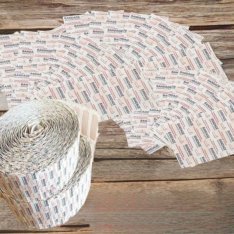 

100-1000Pcs Breathable Band Aid Waterproof Bandage First Aid Wound Dressing Medical Tape Wound Plaster Emergency Kits Bandaids