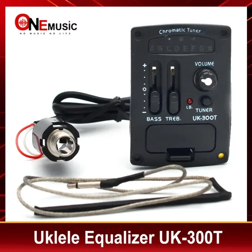 Imagen 1 del producto UK-300T Ukelele Piezo pastilla de guitarra preamplificador ecualizador EQ de 2 bandas sistema sintonizador pastilla UK