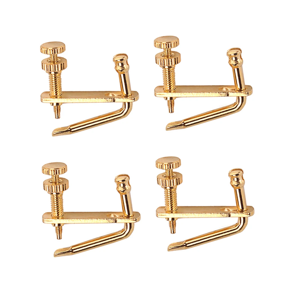 

4 Pcs Violin String Hook Maintenance Regulator Special and Good-looking Adjuster