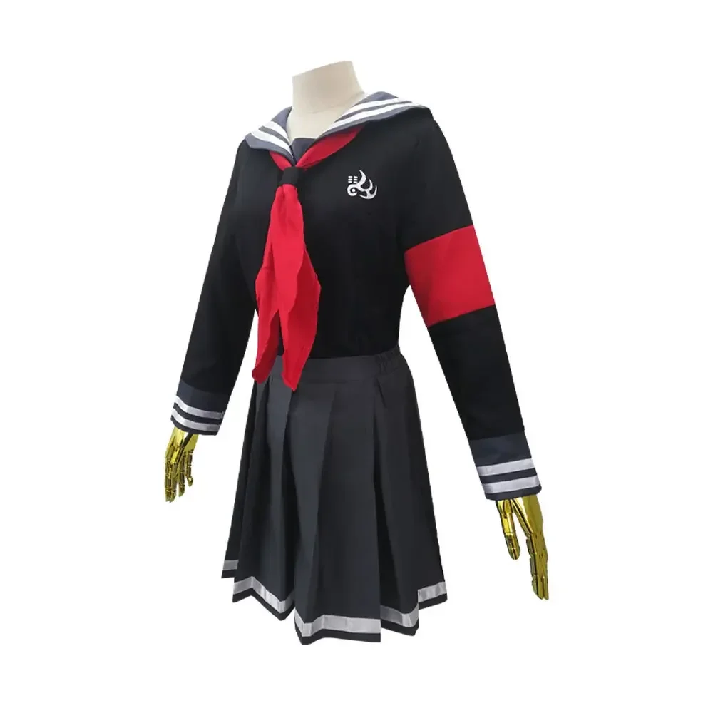 Danganronpa2 Peko Pekoyama Cosplay Anime Costume High School Killing Game Female Student Outfit with Character Accuracy