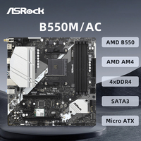 ASRock B550M/AC Motherboard Support Ryzen 9 5900X 3900X Ryzen 7 5800X3D Ryzen 5 5600X CPU AMD B550 DDR4 HDMI mATX AM4 Mainboard