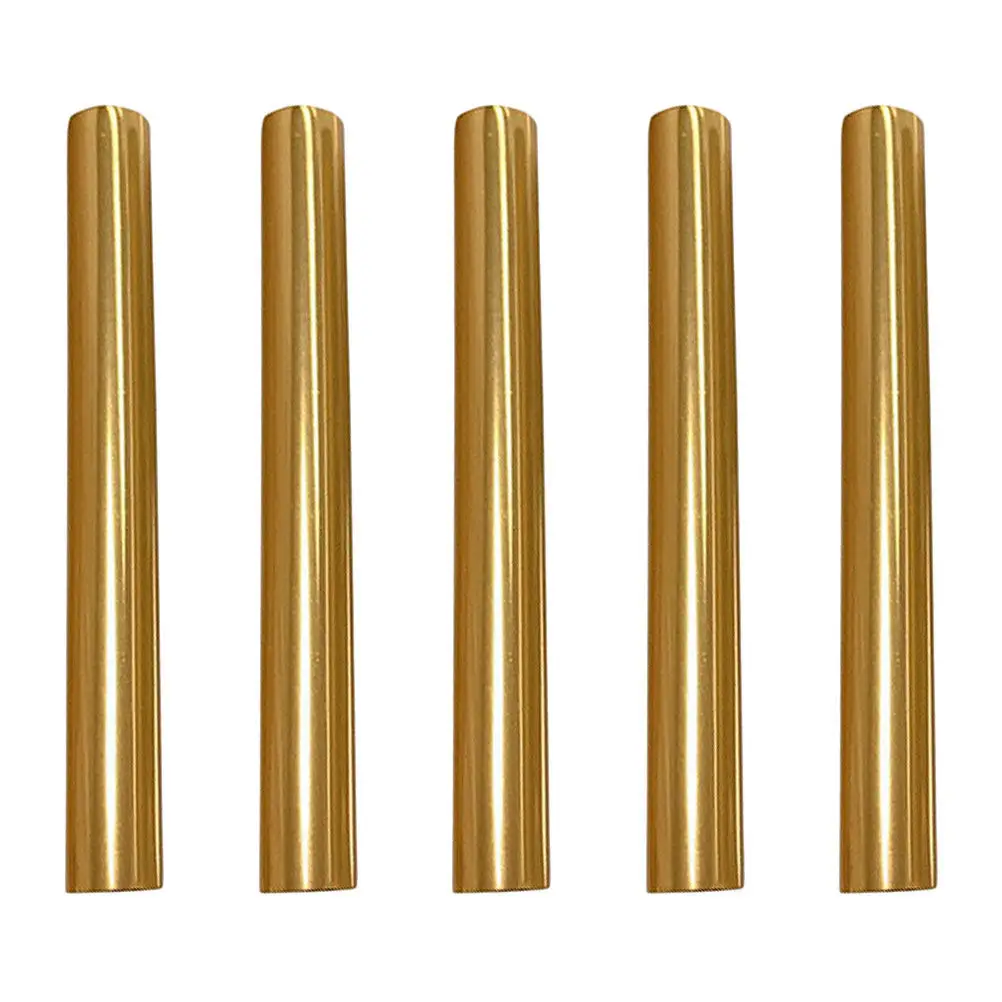 

5Pcs Metal Nail Art Pen Caps Manicure Pen Covers Lightproof Zinc Alloy Protective Brush Caps Nail Salon Supply