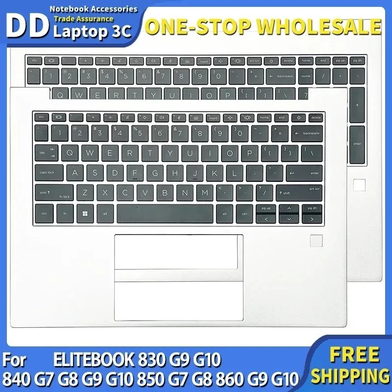 

New Laptop Keyboard Top Case For ELITEBOOK 830 G9 G10 840 G7 G8 G9 G10 850 G7 G8 860 G9 G10 With Backlit Palmrest Upper Cover
