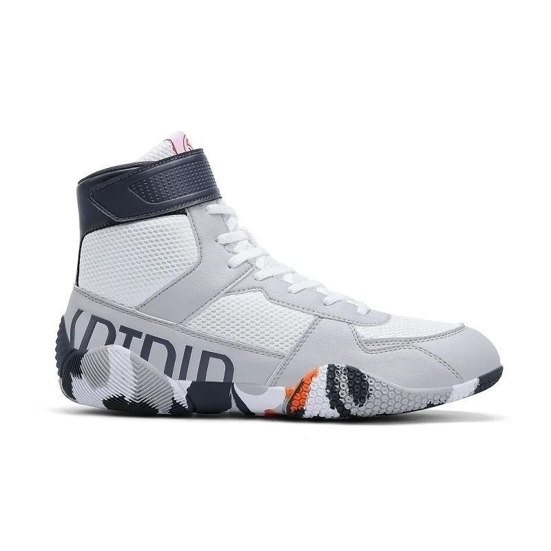 

Professional Wrestling Boots for Men Breathable Gym Training Shoe Mans Anti-Slip Men Fighting Shoes Mid-Top Men Boxing Sneakers