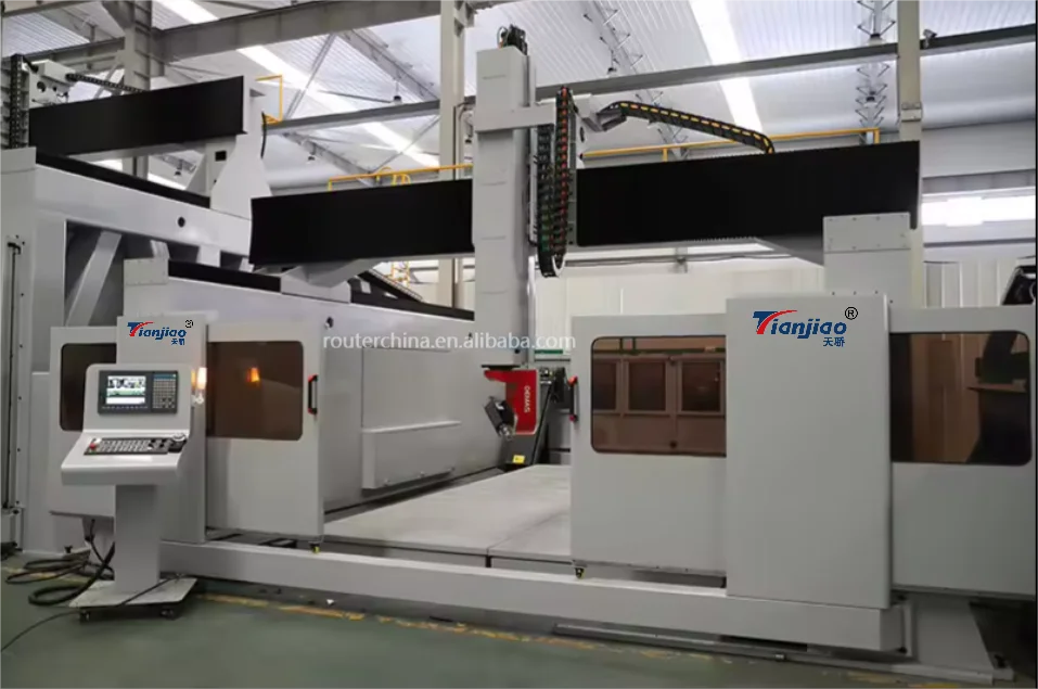 3D Printer and Carving Fiber Boat Die Mold 3D and Milling 5 Axis CNC Router