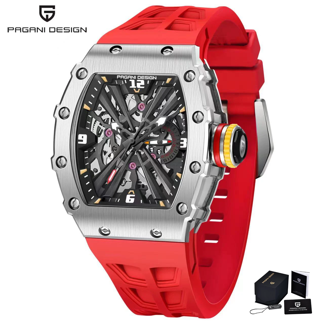 2023 neue Pagani Design Casual Fashion Männer Quarzuhren Japan VH65 Uhrwerk Saphir Edelstahl Gehäuse wasserdichte Armbanduhr