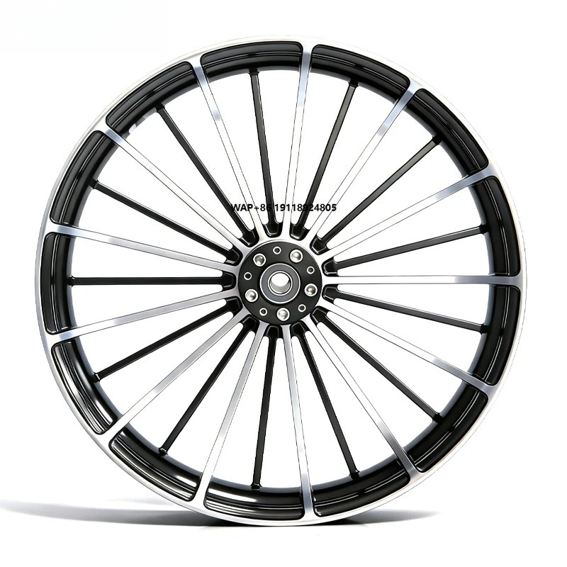 New VIMAS Black Machined Forged Aluminum 6061 T6 Front/Rear Wheels for 2008 Touring Series Electra Glide & Road King