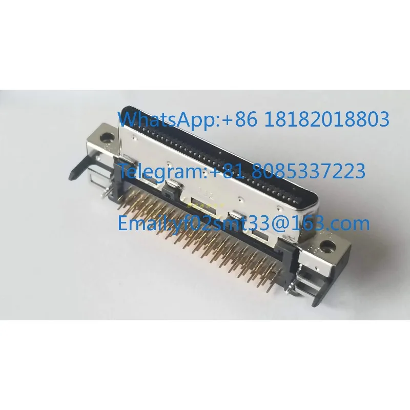 0.8mm Pitch SCSI VHDCI 68PIN Male Connector HDRA-EC68LMDT Brand New Socket