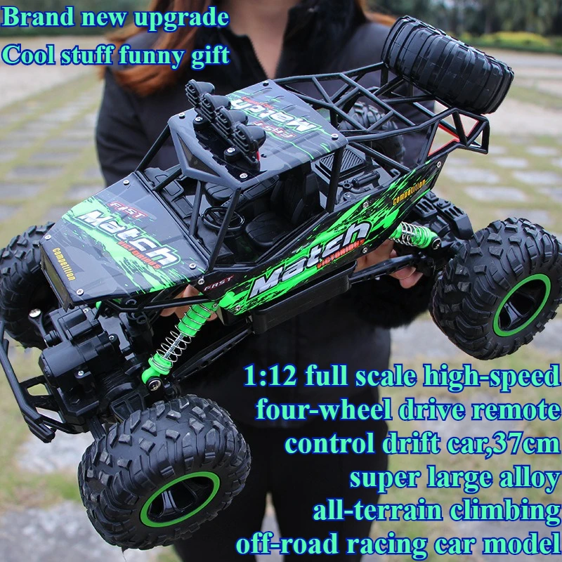 Cool Stuff Toy Car Funny Gift-1:12 High-speed 4WD Rc Drift Car,Remote Control Car Model,Climbing Off-road Rc Cars,Toys for Kids